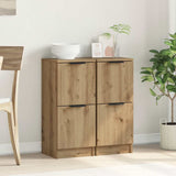 Sideboards 2 pcs Artisan Oak 30x30x70 cm Engineered Wood 856962