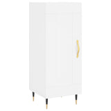 Highboard White 34.5x34x180 cm Engineered Wood 3200433