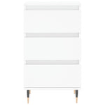 ZNTS Sideboard White 40x35x70 cm Engineered Wood 831084