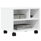 Printer Stand with Wheels White 41x32x34,5 cm 840611