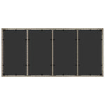 Garden Dining Set 9 pcs Light grey Poly rattan 3334900