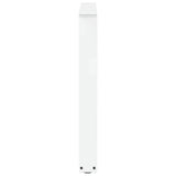 Dining Table Legs V-Shape 3 pcs White 90x cm Steel 4012669