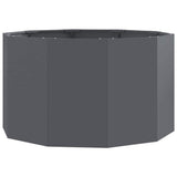 Planter Anthracite 90 x 90 x 50 cm Steel 883754