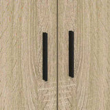 Storage Bed Frame with Storage Sonoma Oak 90 cm Engineered Wood 3335583