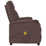 Massage Chair Brown Faux Leather 321313