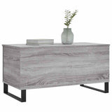 Coffee Table Grey Sonoma 90x44.5x45 cm Engineered Wood 830986