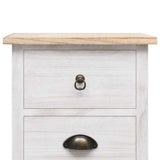 Side Cabinet 35x25x87 cm Paulownia Wood 284077