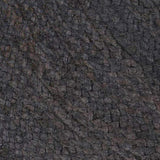 Handmade Rug Jute Round 210 cm Dark Grey 343597