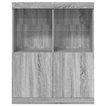Sideboard Grey Sonoma 81x37x100 cm Engineered Wood 3318622
