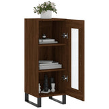 Sideboard Brown Oak 34.5x34x90 cm Engineered Wood 828827