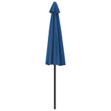 Balcony Parasol with Aluminium Pole Blue 270x144x222 cm Half 312501