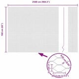 Hexagon Fence Silver 1.6 x 25 m Galvanised steel 42005698