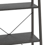 ZNTS 3-Tier Standing Shelf Black 56x35x108 cm 336363