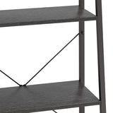 ZNTS 3-Tier Standing Shelf Black 56x35x108 cm 336363