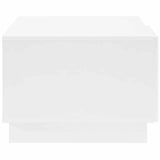 Coffee Table High Gloss White 95 x 50.5 x 35 cm Engineered Wood 8011445