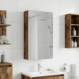 Bathroom Mirror Cabinet Smoked Oak 30 x 10.5 x 50 cm 889011