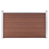 Garden Fence WPC 180x105 cm Brown 49072