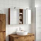 Bathroom Cabinet Set 3 pcs 120 x 14.5 x 70 cm Engineered wood 3403758