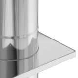 Chimney Extension Silver 25 x 25 x 132 cm Stainless steel 42008451