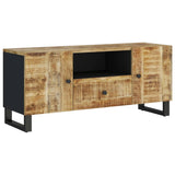 TV Cabinet 105x33.5x46 cm Solid Wood Mango&Engineered Wood 351958
