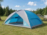 Camping Tent with Rainfly Water-resistant Dome Blue 42028526