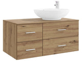 Bathroom Furniture Set 2 pcs Artisan Oak Engineered Wood 3403999