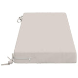 2-Piece Bench Cushions SOEST 2 pcs 100% Polyester White 949667
