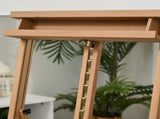 Wooden Easel Stand H-Frame Artist Easel with 171-230cm Adjustable Height and 0-80&deg Working Angles T3398P342435