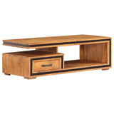 Coffee Table 100x45x33 cm Solid Acacia Wood 247493