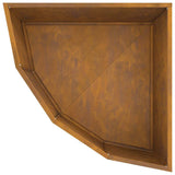 Corner Planter Rusty 60 x 60 x 35 cm Weathering steel 883646