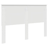 Headboard with Headboard Gloss White 150 cm Engineered wood 887752