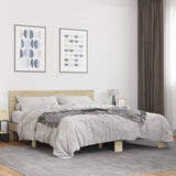 Bed Frame without Mattress Sonoma Oak 160x200 cm 3280183