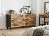 Storage Cabinets 2 pcs Brown 60 x 33.5 x 75 cm Solid Mango Wood 3310163