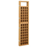316479 4-Panel Room Divider/Trellis Solid Fir Wood 161x180 cm