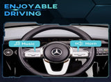 Mercedes-Benz AMG CLA 45 Licensed 12V Kids Electric Car Ride on Car w/ Remote, Suspension Lights T3398P348438