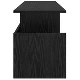 TV Stand Black Oak 102 x 35 x 45 cm Engineered Wood 890993