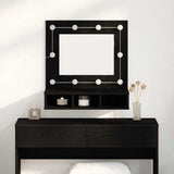 Mirror Cabinet Black Oak 60 x 31.5 x 62 cm Engineered Wood 873882