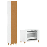 2 Piece Bathroom Cabinet Set ALKMAAR High Gloss White 3417508