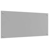 Kitchen Backsplash 2 pcs Light Grey 90 x 40 cm Tempered Glass 3415452