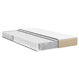 Bed Mattress with Mattress Sage 120 x 190 cm Fabric 42008280