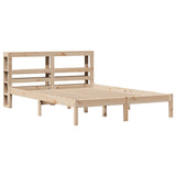 Bed Frame without Mattress 140x190 cm Solid Wood Pine 3305714