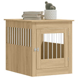 Dog Crate Furniture Sonoma Oak 64.5x80x71 cm Engineered Wood 838332