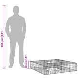 Gabion Raised Bed Silver 42033316