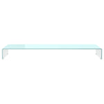 ZNTS TV Stand/Monitor Riser Glass Green 120x30x13 cm 244149