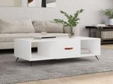 Coffee Table White 102x50x40 cm Engineered Wood 829268