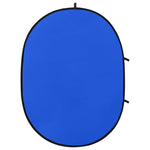 2 in 1 Oval Studio Background Screen Green and Blue 200x150 cm 190250