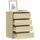 Corner Chest of Drawers Sonoma Oak 60x41x76 cm Engineered Wood 852872