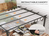 3 x 3 Aluminium Pergola Canopy Gazebo Awning Outdoor Garden Sun Shade Shelter Marquee Party BBQ, T3398P317790
