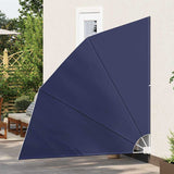 Balcony Privacy Screen 210 x 210 cm Polyester Navy Blue 42000933