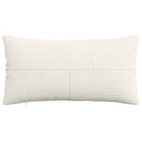 Cushion Cover 12 pcs ALMELO Cream 40 x 80 cm Corduroy 914613